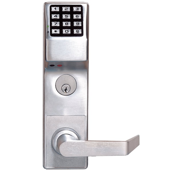 Pushbutton Exit Trim with Prox Reader, 2000 Users, 40,000 Event Audit Trail, Weatherproof, Straight